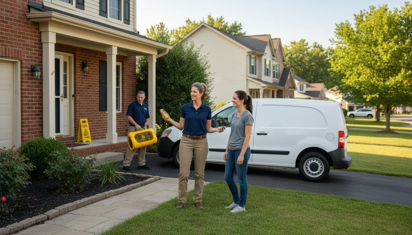 Water restoration image for Emergency Water Extraction & Cleanup in Frazeysburg, OH